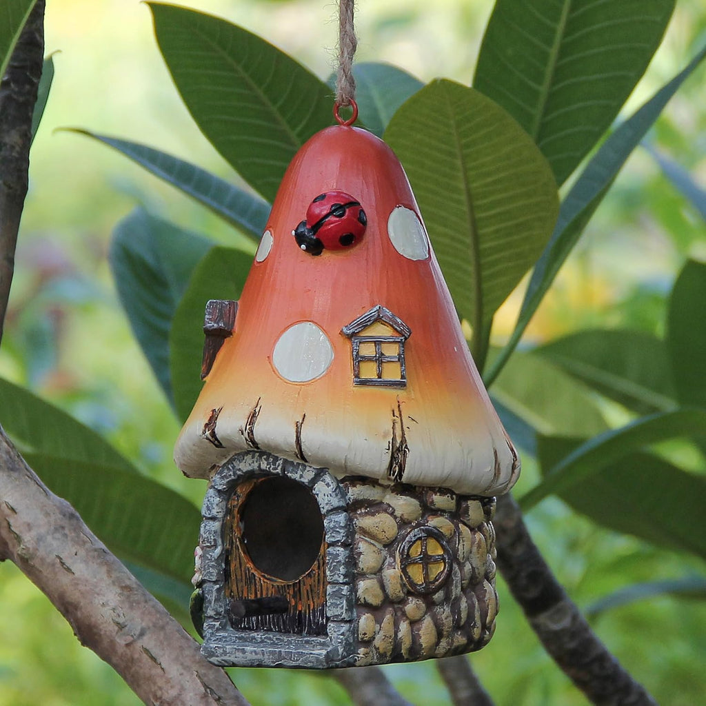Bird Houses for Outside, Hanging Birdhouse for Outdoor Garden, Patio, Yard
