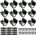 12PCS DB9 Male Solderless 9 Pin Breakout Connector