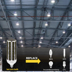 200W 2 pack LED Corn Light Bulb,(2000W Equivalent )Commercial Grade 30500LM DayLight 5000K E26/E39 Medium Mogul Base