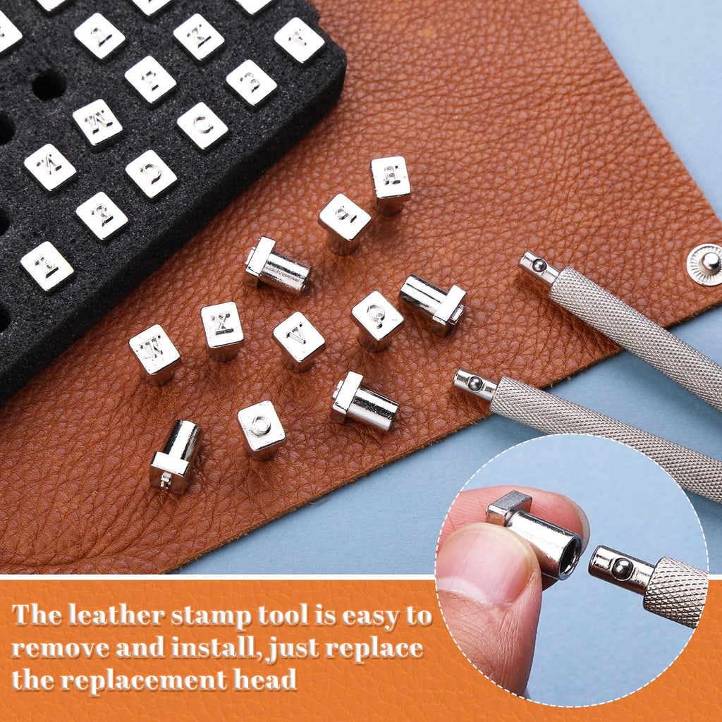 Leather Stamping Tools, 75 Pcs Leather Carving Tools