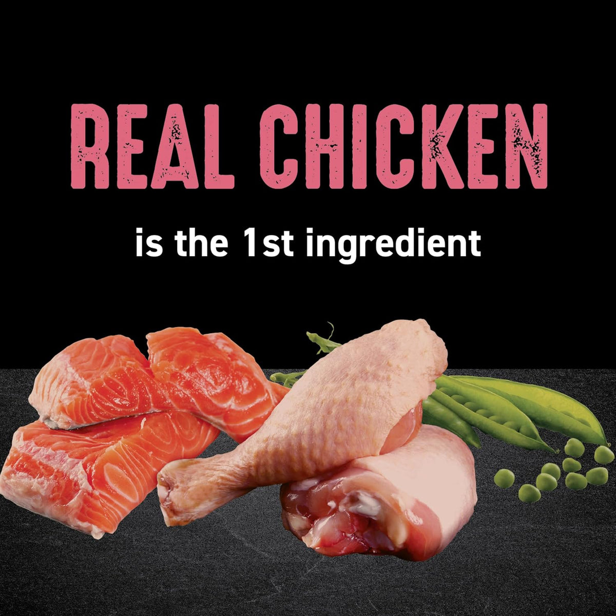 Grain Free High Protein Indoor Dry Cat Food, Chicken & Salmon, 10 lb