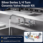 1/4 Turn Ceramic Faucet Valve Kit Compatible with Krowne 21-310L
