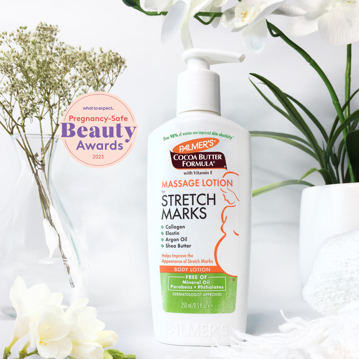 Stretch Marks Body Lotion for Pregnancy & Weight Changes (8.5 Oz)