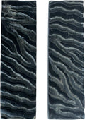 Black Water Buffalo Horn Scale Blanks Ridged, Knife Making Blanks, Natural Resource 5" Knife Handle Making, DIY Knife