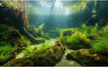 Ocean Floor Fish Tank Background Underwater Stone Aquarium Background Under Water Background Cave Sunlight Fish Tank