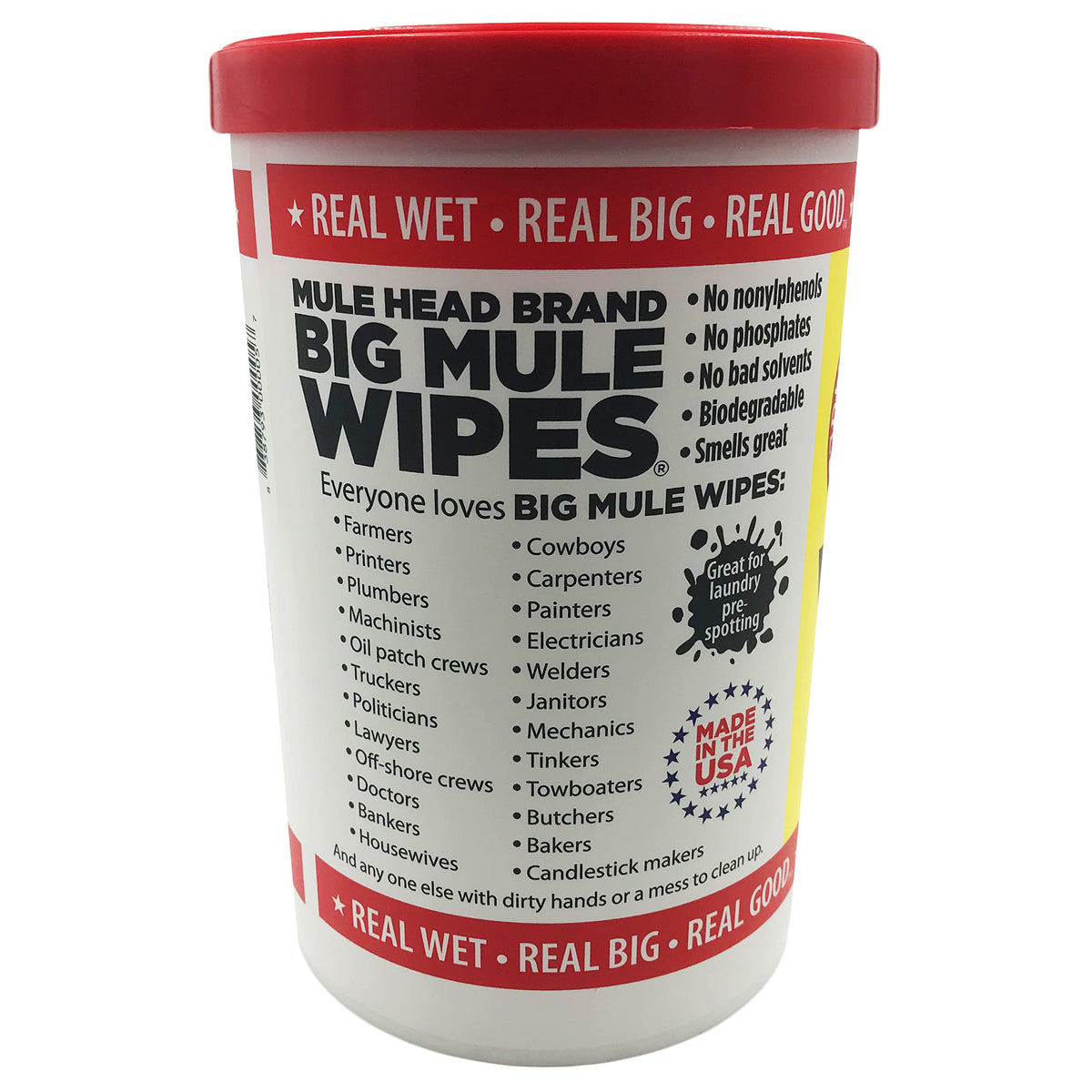 Mule Head Big Mule Wipes Spray | Bug Remover & Road Grime Cleaner - 32 oz