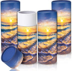 4 Pcs Biodegradable Scattering Tubes for Human Ashes, Sunset Beach