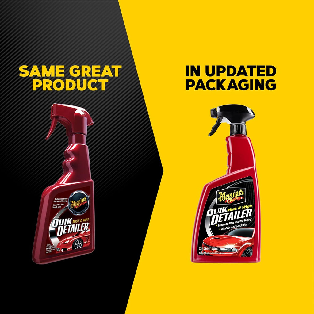 Quik Detailer, Mist & Wipe Car Detailing Spray, Clear Light Contaminants and Boost Shine with a Quick Detailer Spray