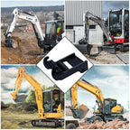 X-Change Coupler Bracket mini Excavator Bucket Mount attachments Quick Attach for Bobcat E Series Black-Coating Steel Attach Coupler