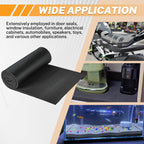 1/2" T x 13" W x 60" L Neoprene Foam Padding Without Adhesive