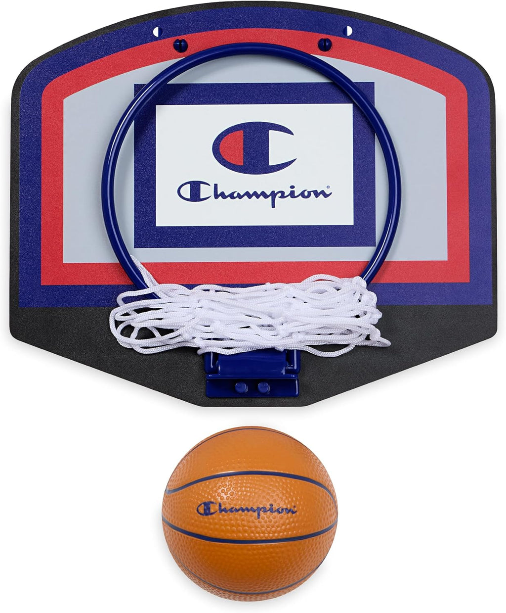 360 Mini Basketball Hoop Set,Over-the-Door 10.5"x 8.5"Backboard with Spring-Loaded Foldable Rim Nylon Net,Mini Ball