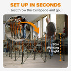 Centipede Folding Work Table 4x8 ft Portable Workbench for Garage