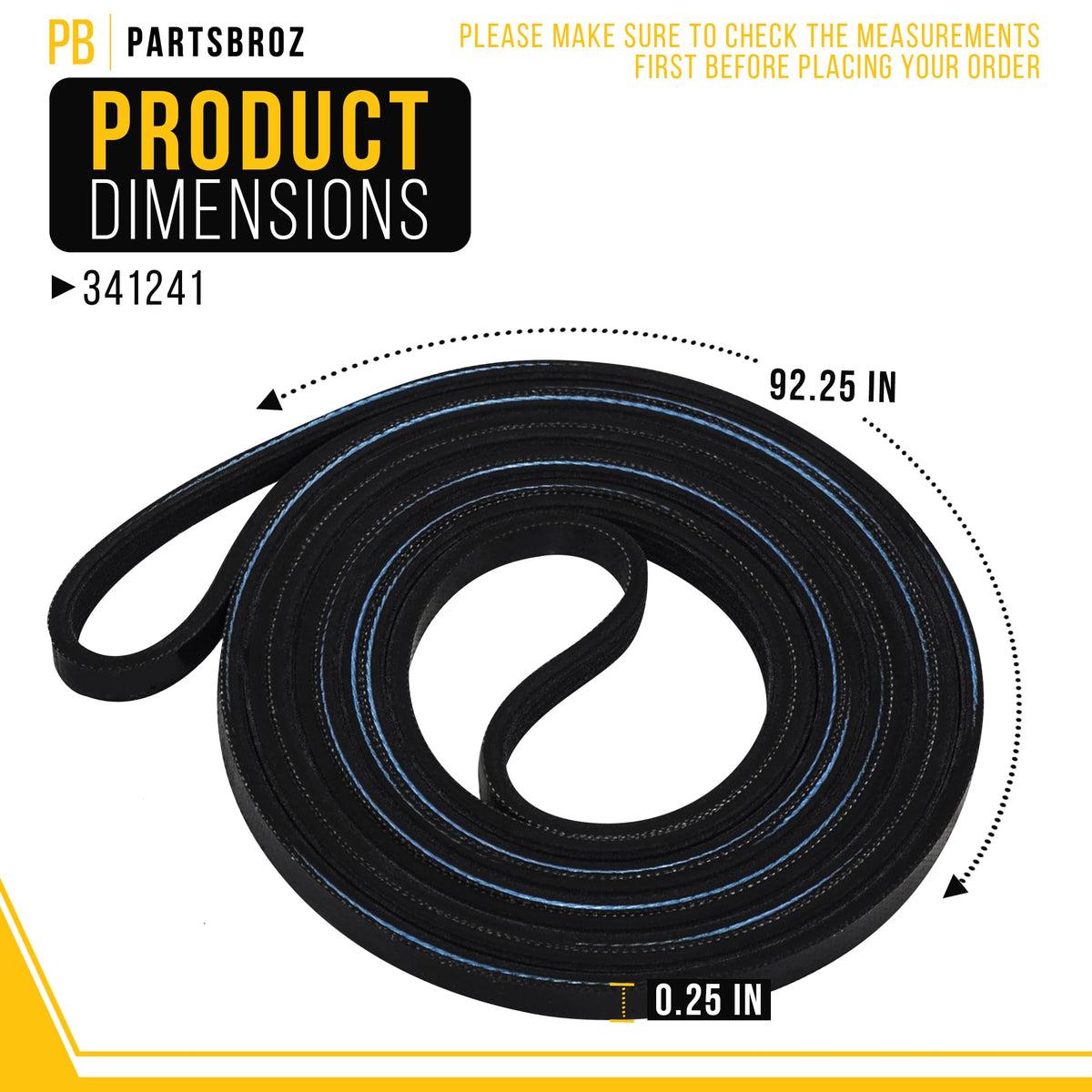 Dryer Belt for Whirlpool LEQ9558KQ0