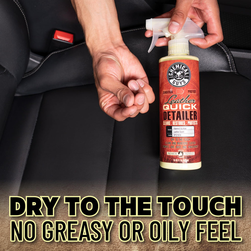 Leather Quick Detailer, Cleaner & Conditioner Spray, 32 oz