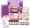 Goat Milk Soap Making Kit for Adults & Beginners – Complete DIY Set with 2lb Soap Base, 6 Scents, Molds & Gift Boxes