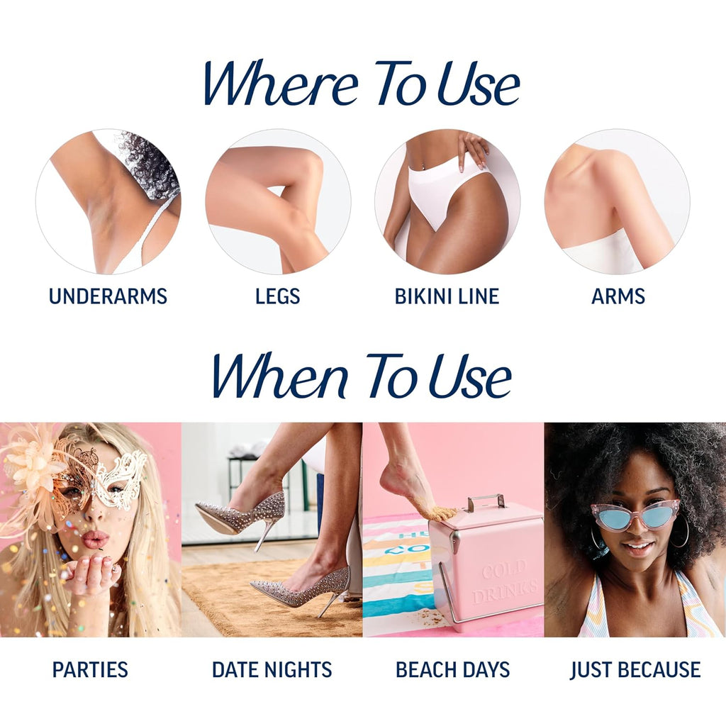 Ready-To-Use Waxing Kit For Women | Wax Strips For Body Hair Removal, Wax Kit For Ingrown Hair Treatment, Personal