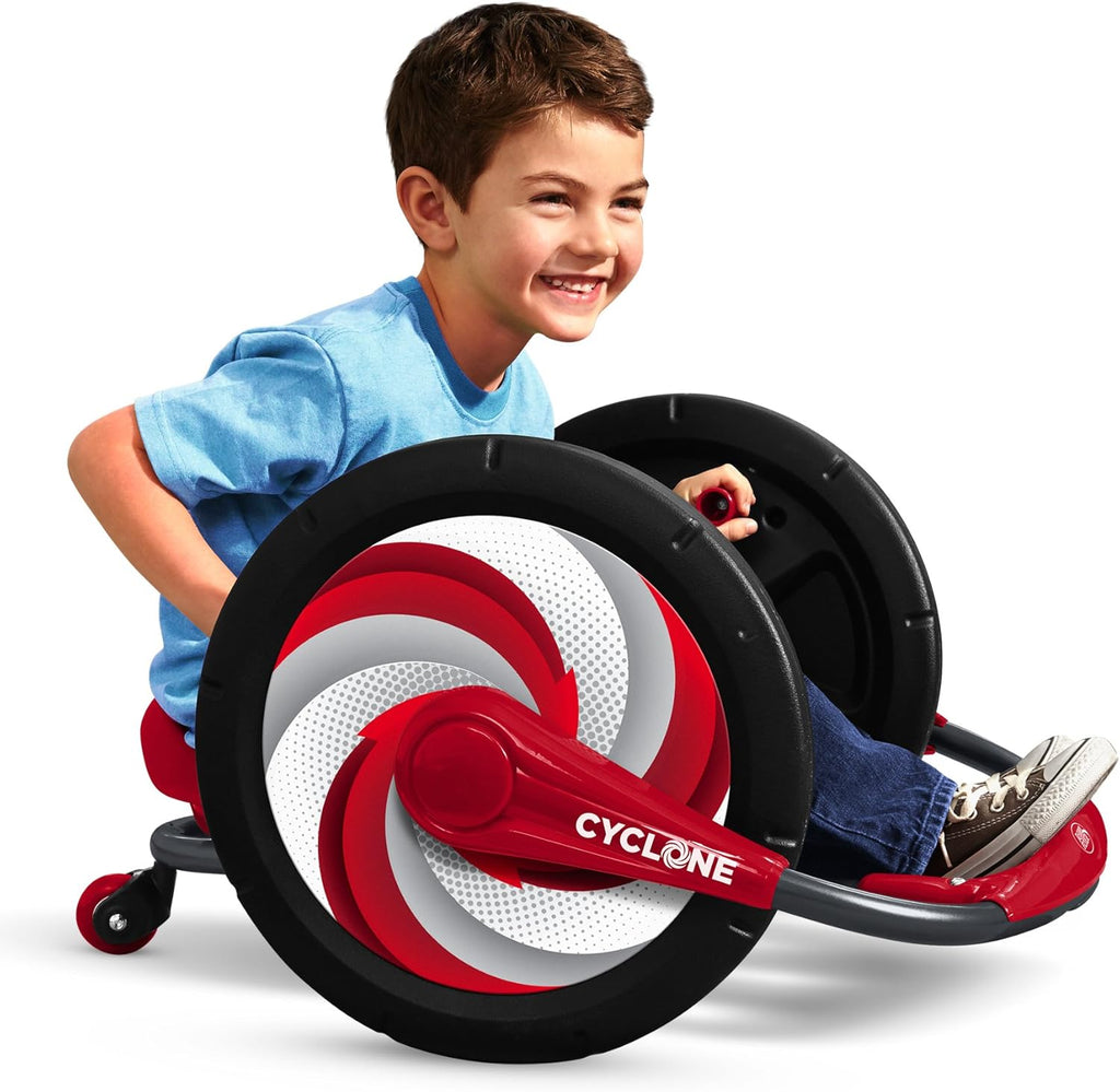 Cyclone, For Ages 3-7, Arm-Powered Ride On, 16" Wheels, 360-degree Spins, Forward/Reverse Action, Ergonomic Seat &