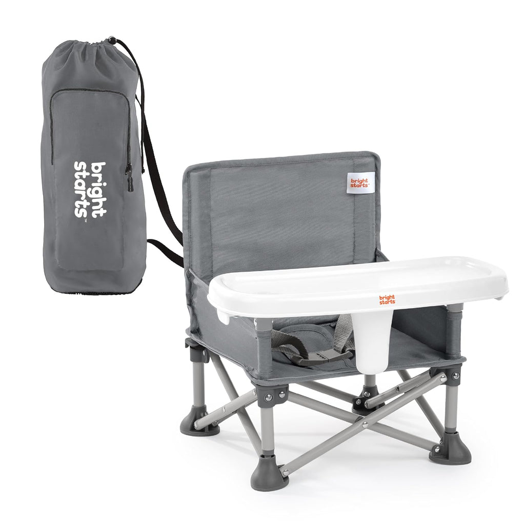 Pop ‘N Sit Portable Booster Seat, 3-in-1 Floor Seat, Travel High Chair & Toddler Booster with Feeding Tray