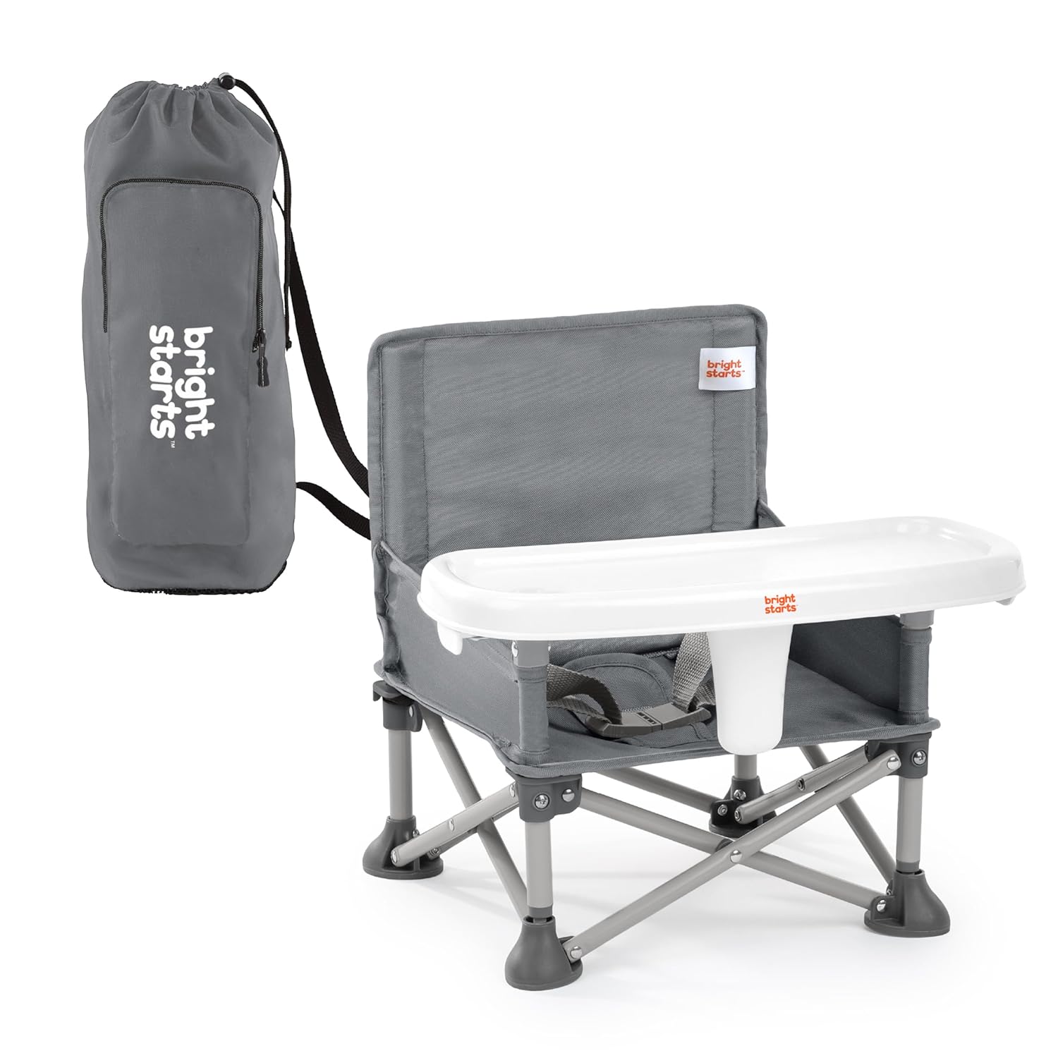 Pop ‘N Sit Portable Booster Seat, 3-in-1 Floor Seat, Travel High Chair & Toddler Booster with Feeding Tray