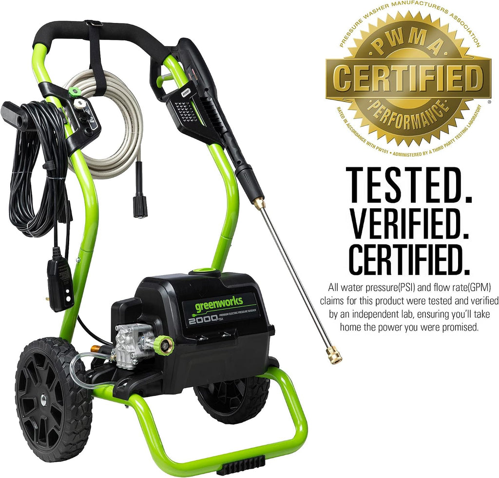 2000 PSI (1.1 GPM Max) Electric Power Washer