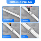KEJJNYER 100 Pcs PVC Pipe Straps 3/4 Inch, 2 Holes