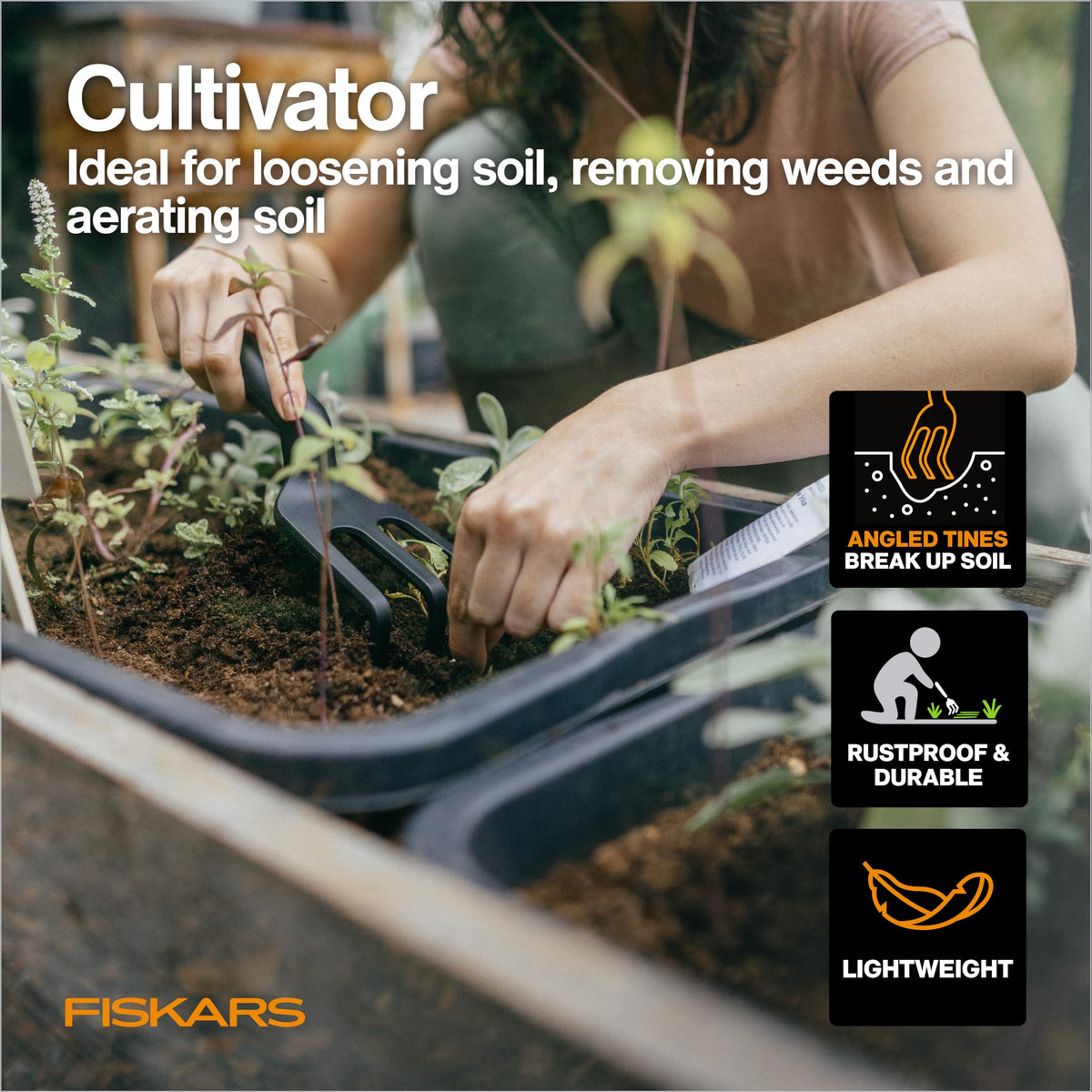 4-Piece Tool Set, Pruning Shears, Trowel, Cultivator & L/XL Gloves