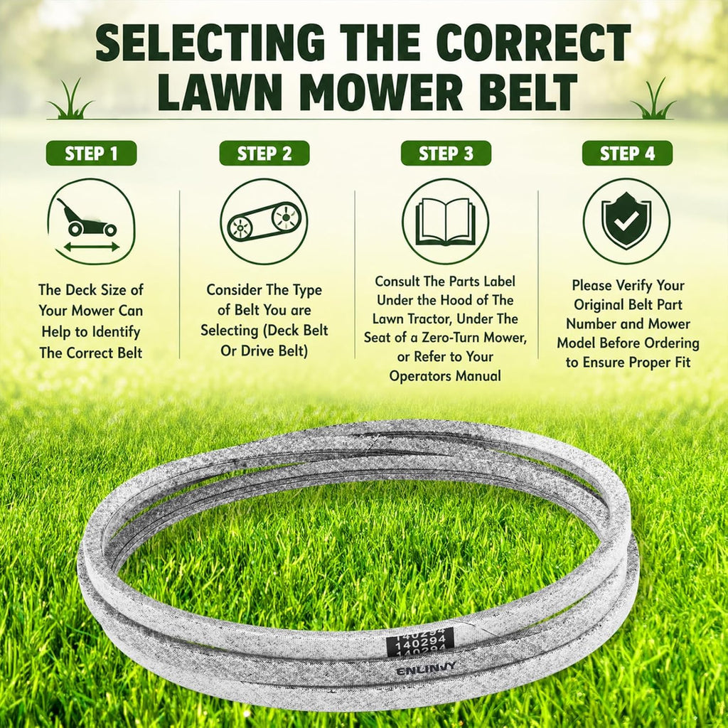 140294 Drive Belt 1/2" x 82" Replaces Craftsman 42 inch Drive Belt