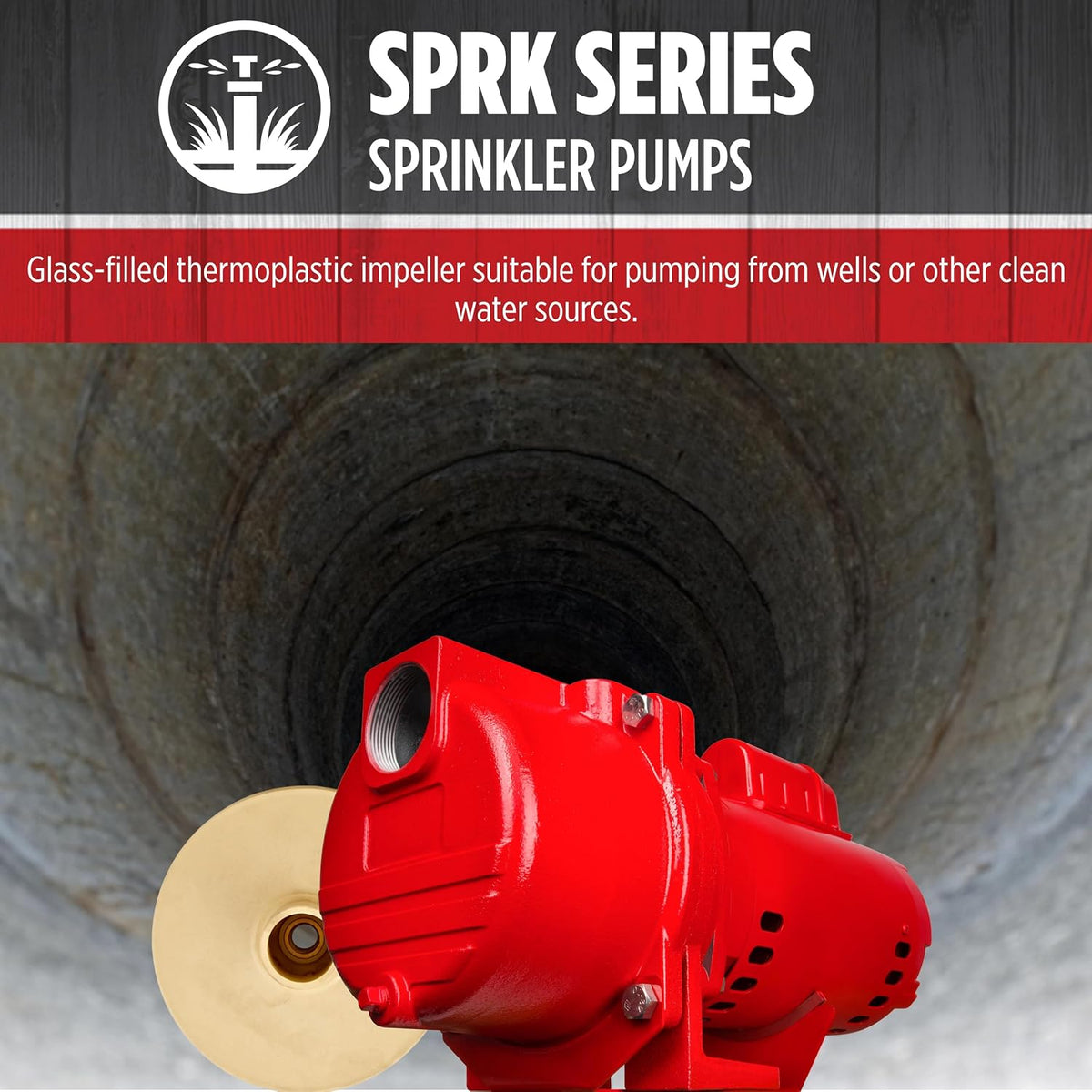 Red Lion RL-SPRK200 Sprinkler/Irrigation Pump, 230V, 76 GPM, 2 HP