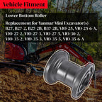 Mixizap Lower Bottom Roller Replacement for Yanmar VIO-35-5 VIO-35-6-A