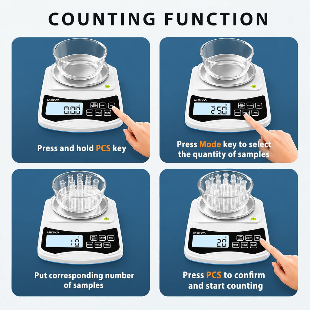 Digital Lab Scale, 1000g by 0.01g Balance Scale & Laboratory Scale