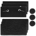 KUETERYUN IN02 Filter Replacement Compatible with GAVASTO Touchless Vacuum Automatic Dustpan, Activated Carbon, &Pre-Filter,3pack