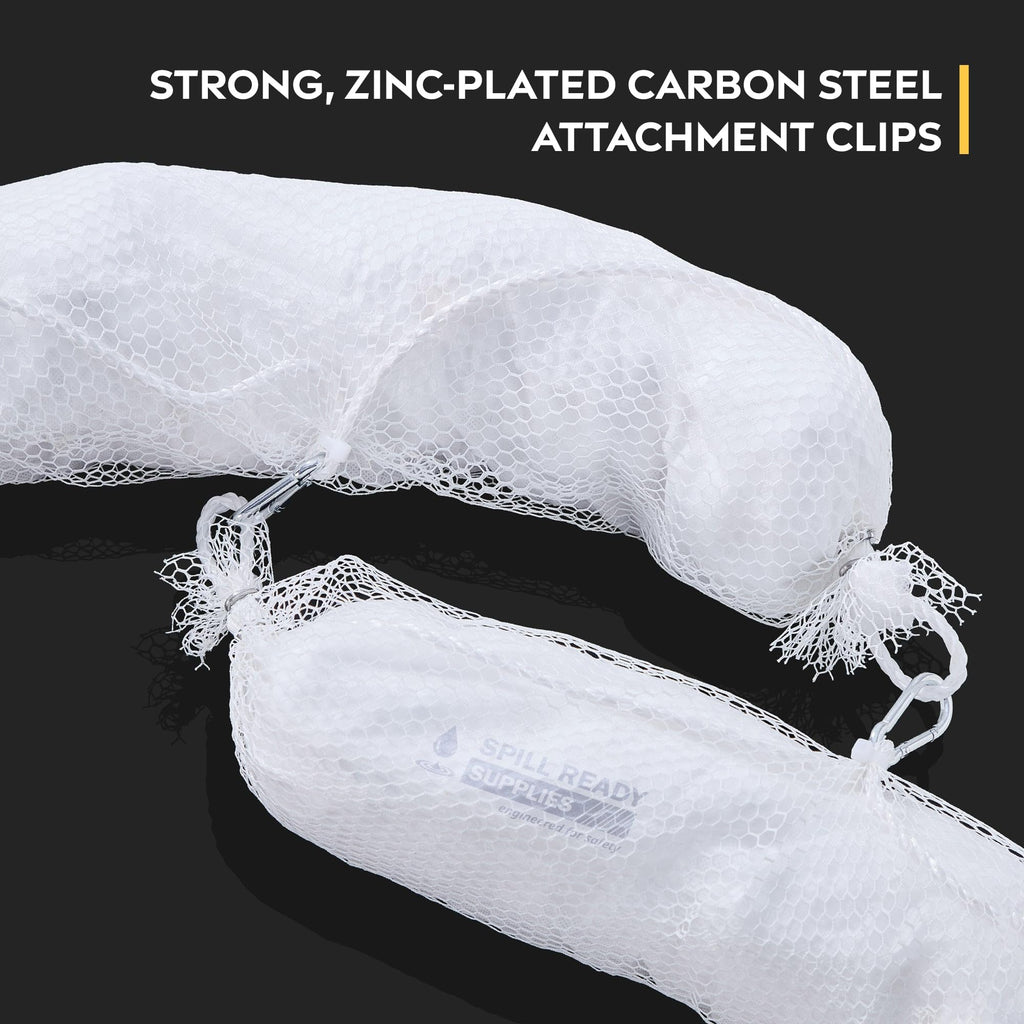 32-Pack Oil Absorbent Booms 3" x 10' - Spill Response