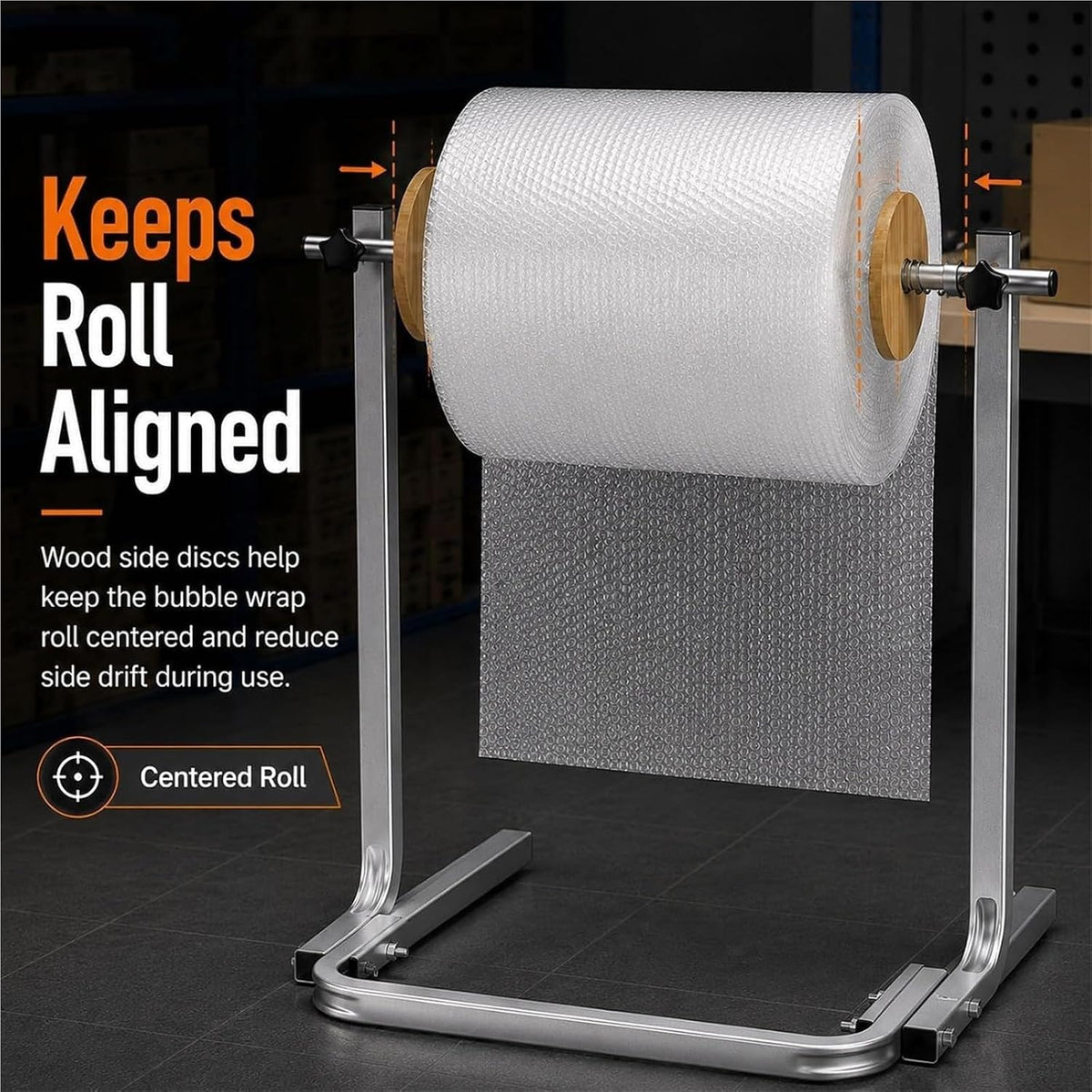 12-31inch Bubble Wrap Roll Dispenser, Bubble Cushion Foam Wrap Holder