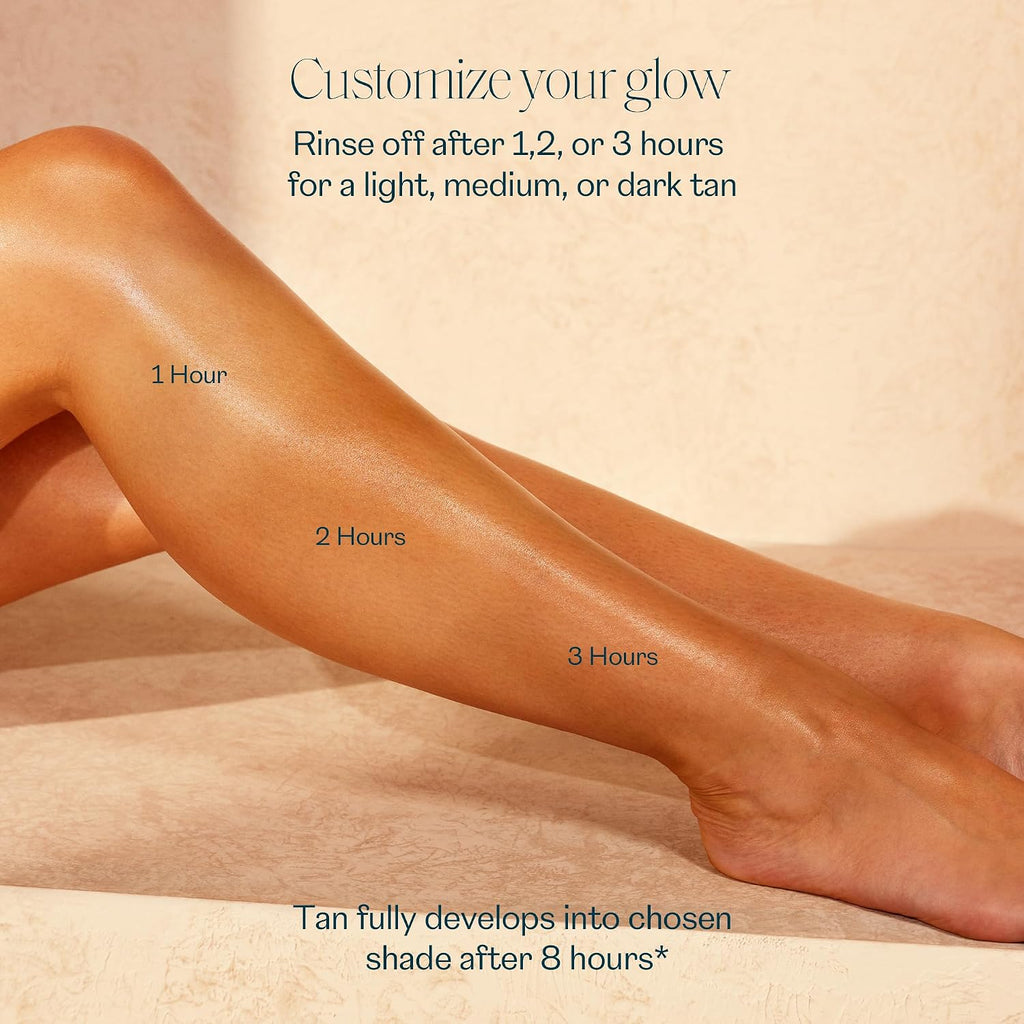 Self Tan Express Mousse, Fast Acting Fake Tan, Develops in 1-3 Hours, Streak-Free Finish, Vegan, Natural & Cruelty