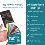 Disaster Guide for Emergency Preparedness Kit – Waterproof Wildfire, Earthquake & Hurricane Survival | 12 Disasters |