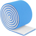 Aquarium Filter Floss Roll, 79 x 12 x 1.2 Inch Cuttable Aquarium Filter Pad, Blue and White Aquarium Filter Media