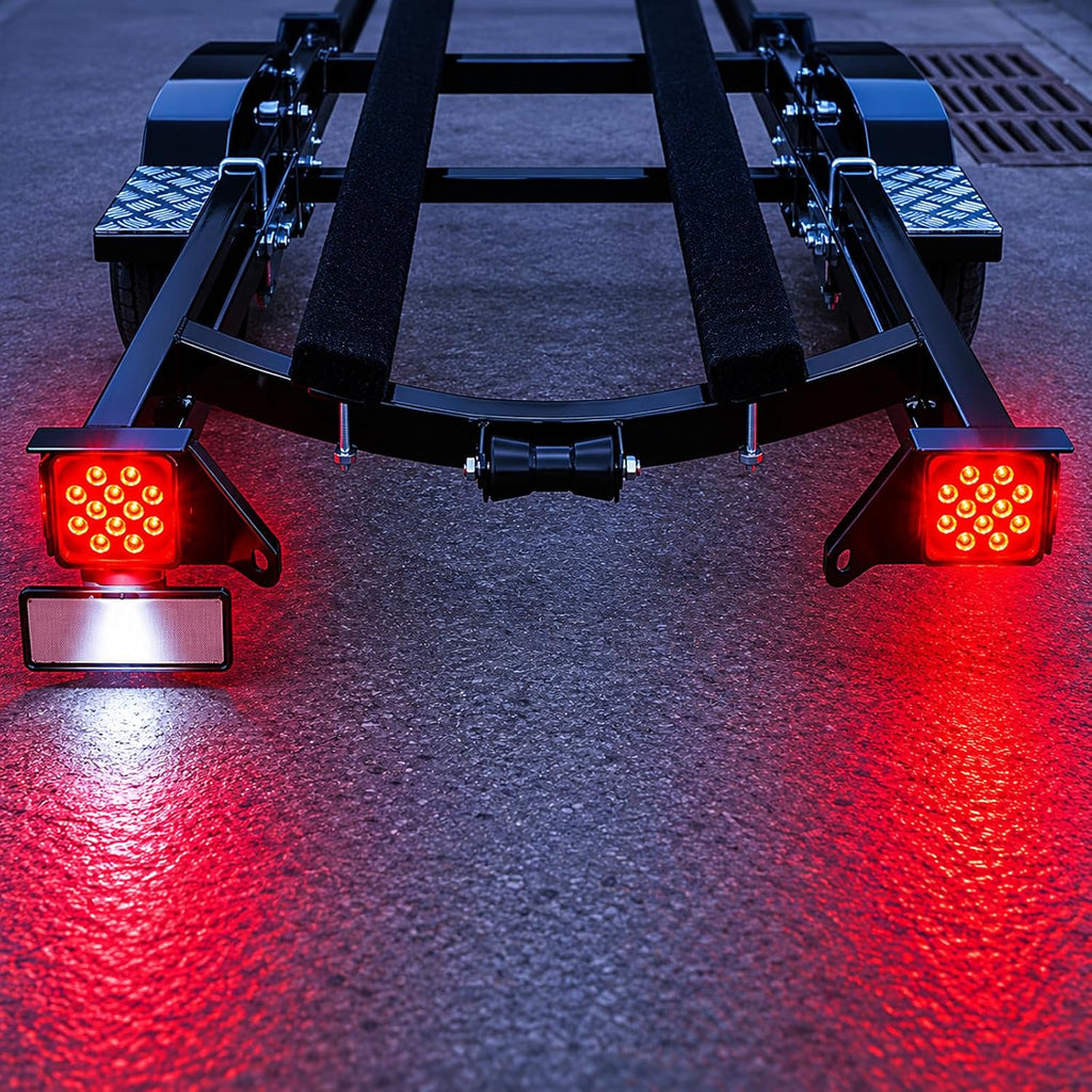 Trailer Light Kit with 25FT Braided Wiring Harness