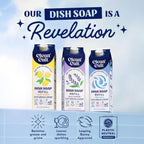 Dish Soap Liquid Refill (32oz, 1 Pack) - Plant Based Cleaning Power - Dish Soap that Cuts Grease & Grime - Free of