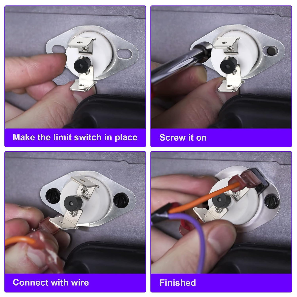 2 Piece 47-22861-01 Furnace Limit Switch Replacement Compatible with Rheem