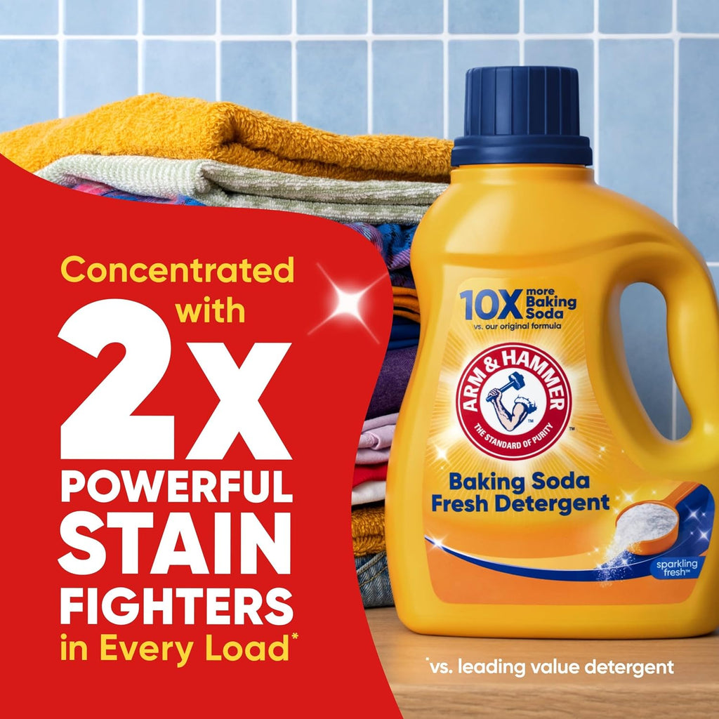 Baking Soda Fresh Liquid Laundry Detergent
