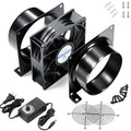 4" Axial Exhaust Fan, DC12V Air Fume Smoke Extractor