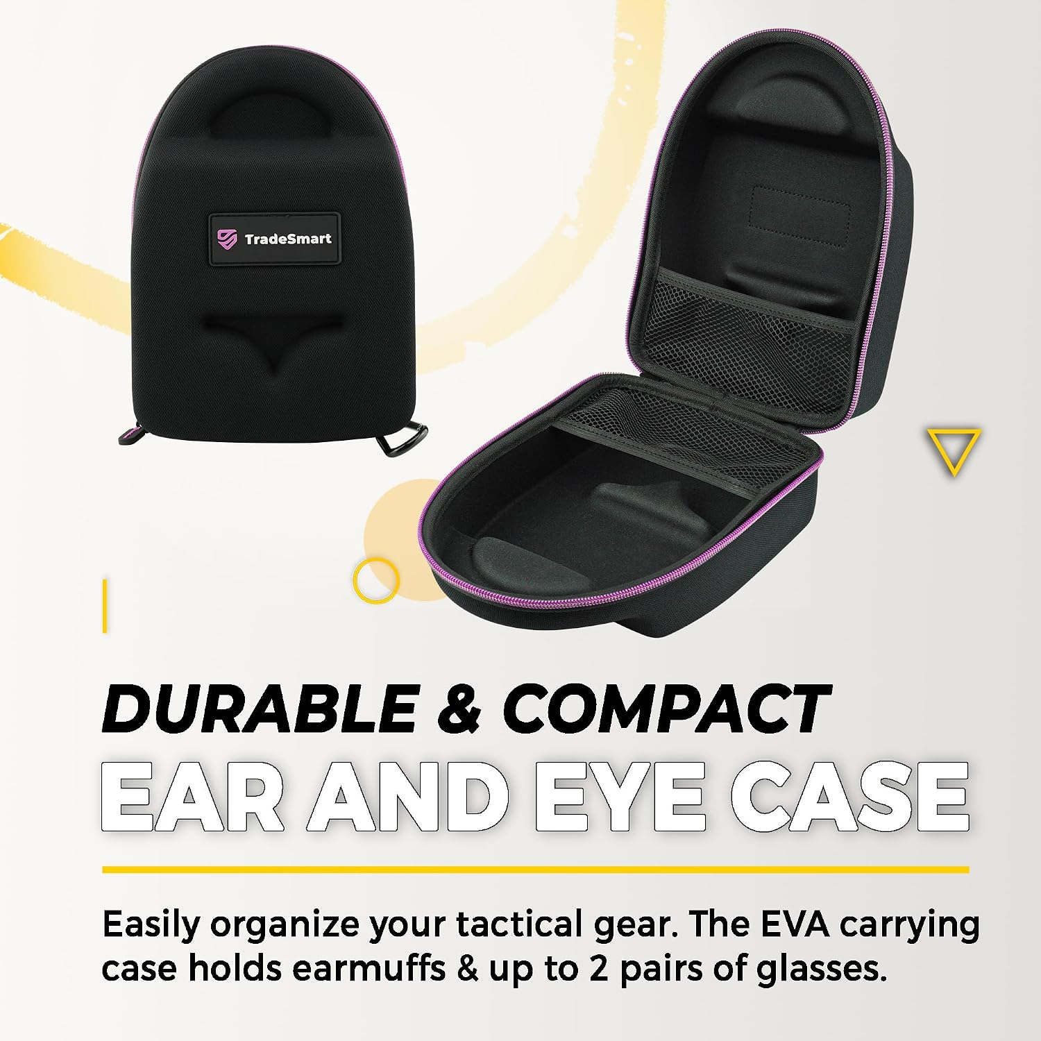 Shooting Ear & Eye Protection Kit, Combined NRR 38 | Every option stores in a hard clip-on case. You get anti-fog