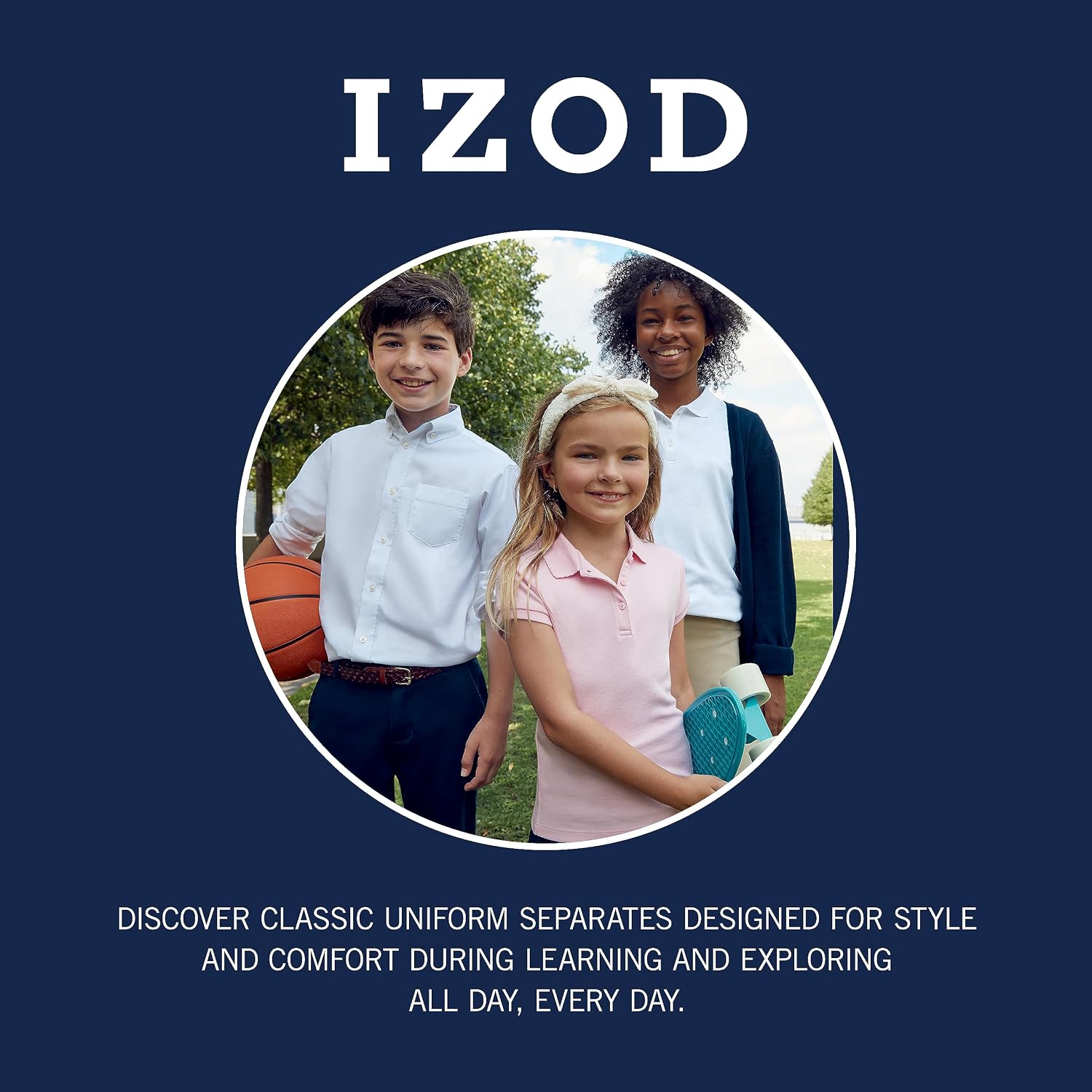 Toddler Boys' School Uniform Pull-on Shorts