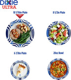Large Paper Plates 10 Inch, Heavy Duty Disposable Plates, 44 ct