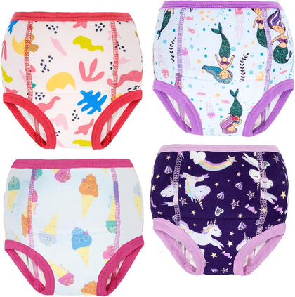 Training Underwear Absorbent Cotton Potty Training Pants, 3T