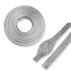 Tinned Copper Braid Cable Wire Shielding Sleeve 5/16 in Wide(0.2 ID)-28ft
