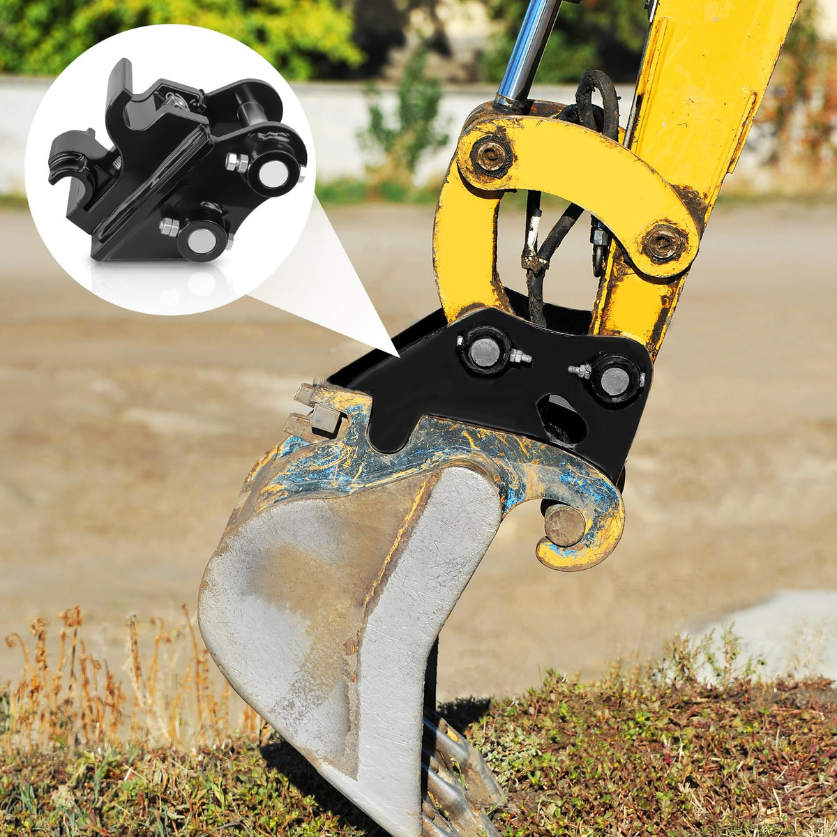 Quick Coupler for 0.8-3 Ton Mini Excavators, Mechanical Quick Hitch