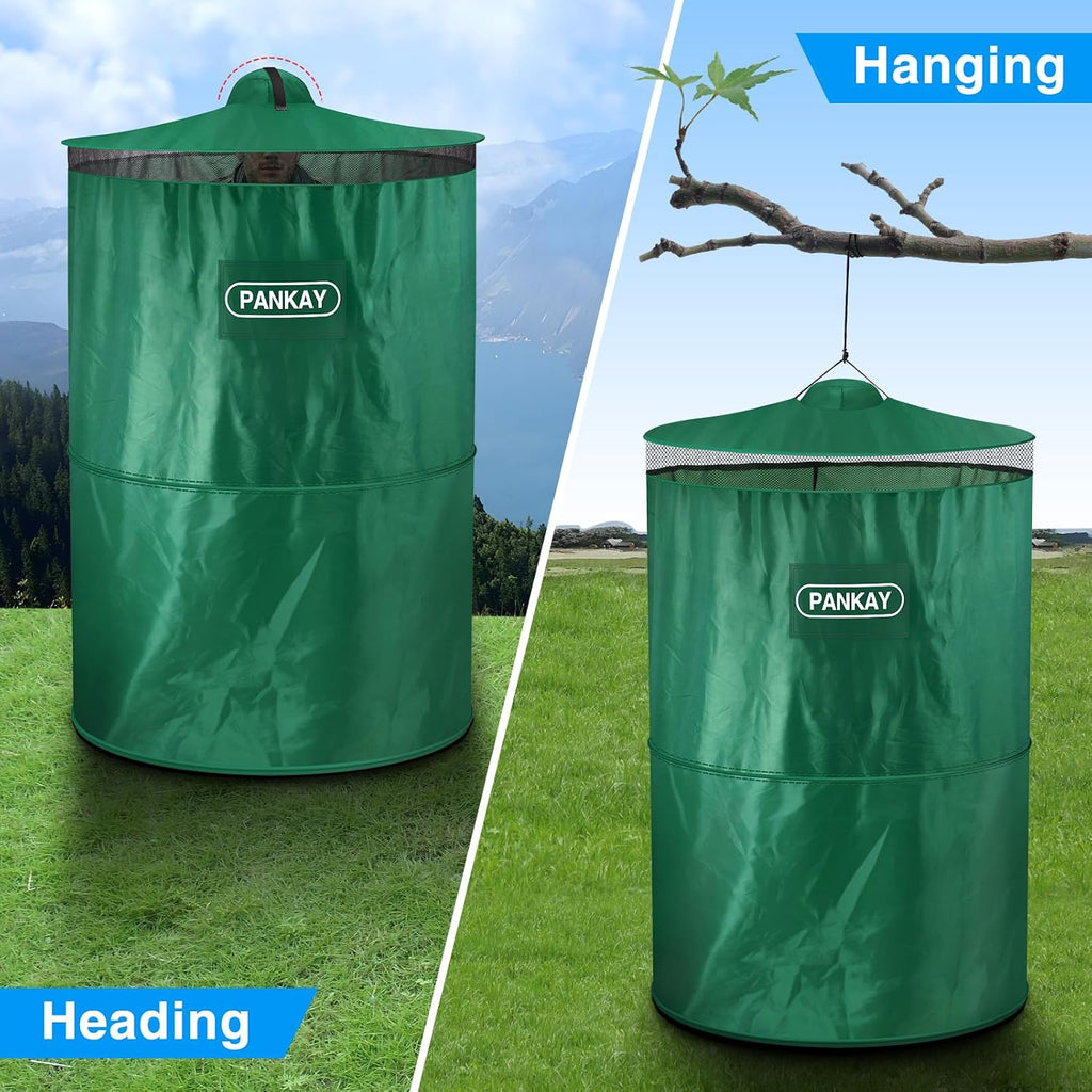 Pop Up Privacy Tent, Portable Outdoor Camping Bathroom Toilet Tent, Collapsible Shelter for Camping & Emergency –