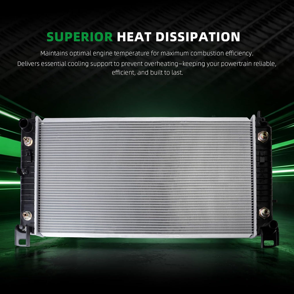 34'' Core CU2370 Engine Coolant Radiator for Chevrolet Silverado/Suburban