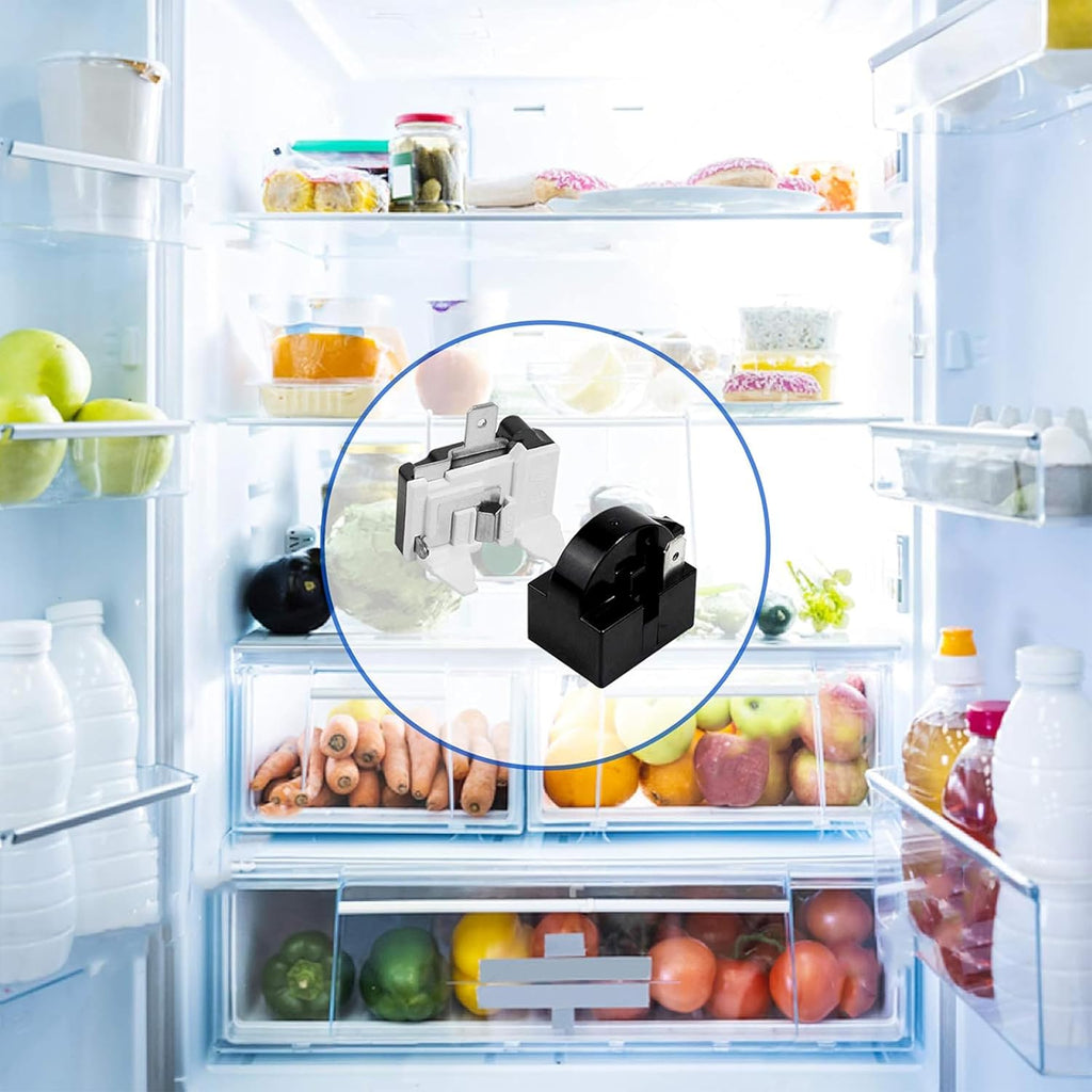 1Pin QP2-4R7 PTC Starter/Start Relay Refrigerator Overload Protector Compatible with Vissani Danby LG Mini